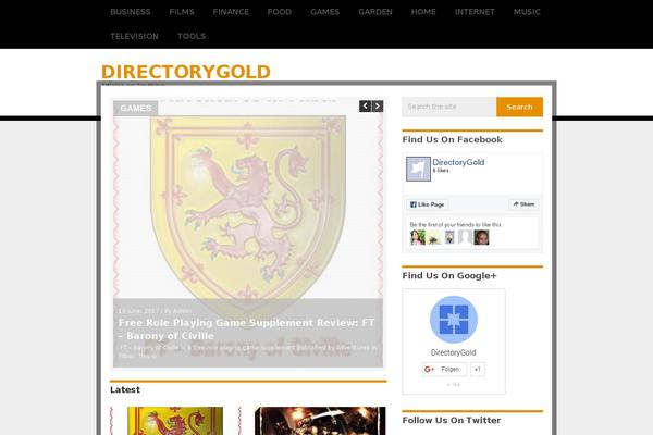 Hotnews theme site design template sample
