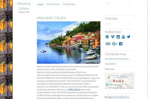 directoryitaliana.com site used Clear Content
