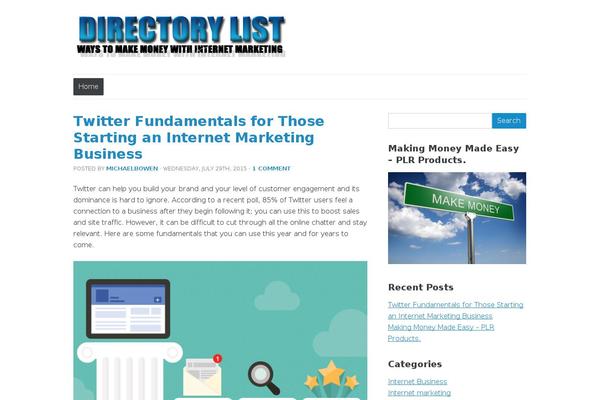 Builder Air theme site design template sample