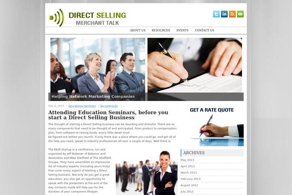 directsellingmerchanttalk.com site used Bizpro