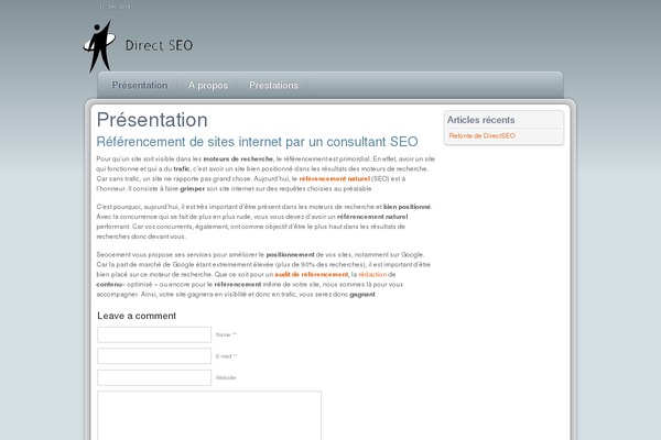 Site using Recent-posts-widget plugin