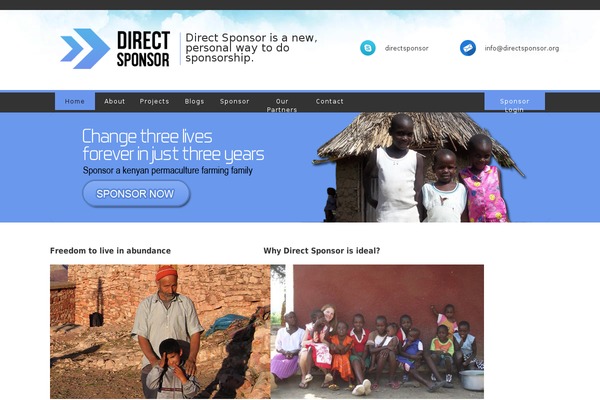 Nova theme site design template sample