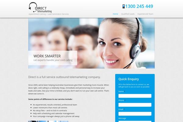 Builder Air theme site design template sample