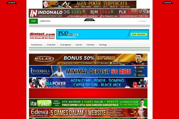 Newswire theme site design template sample