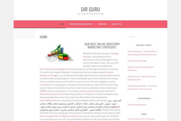 Sela theme site design template sample