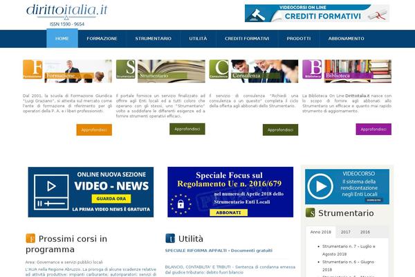 Academist theme site design template sample