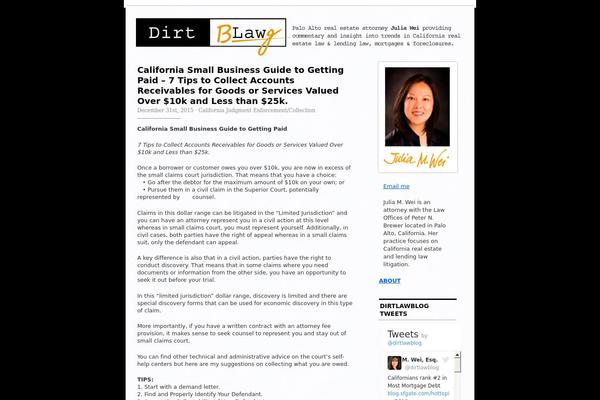 dirtblawg.com site used Cutline-1-1.4-2columnright