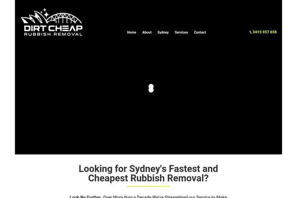 The7 theme site design template sample
