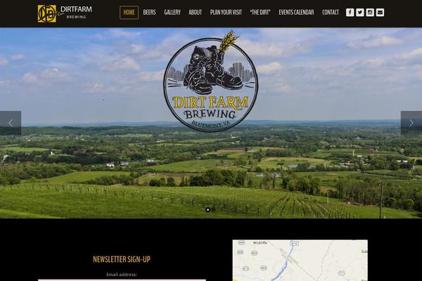 Growler theme site design template sample
