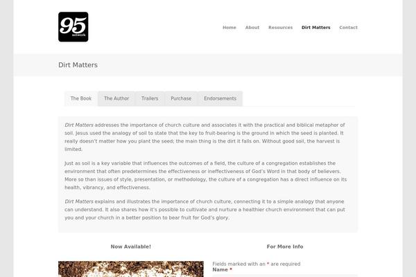 Hardy theme site design template sample