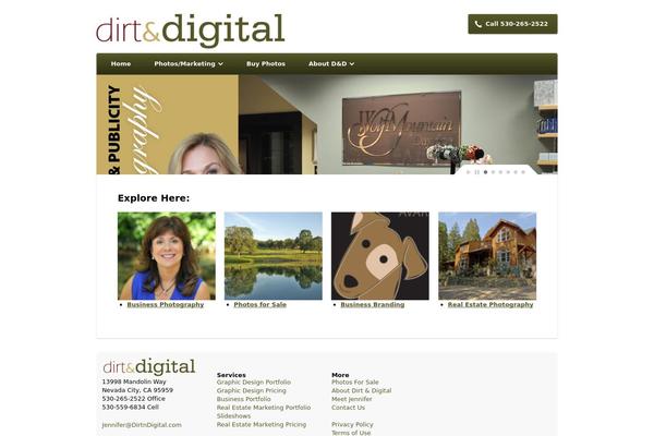 Nexus theme site design template sample