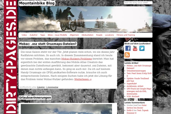 WordPress website example screenshot