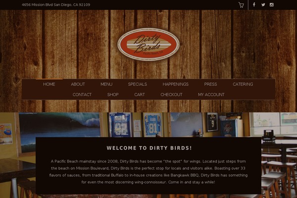 California theme site design template sample