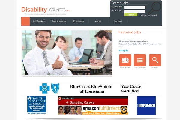 Connect theme site design template sample