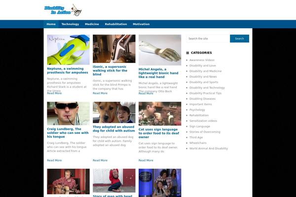 Portal theme site design template sample