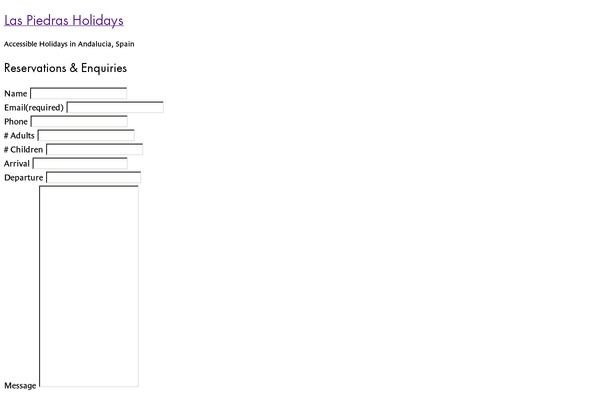 disabledholidaysinspain.com site used Stay