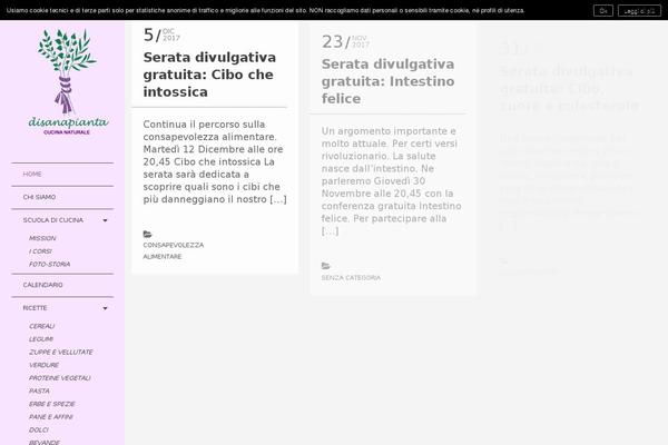 LENS theme site design template sample