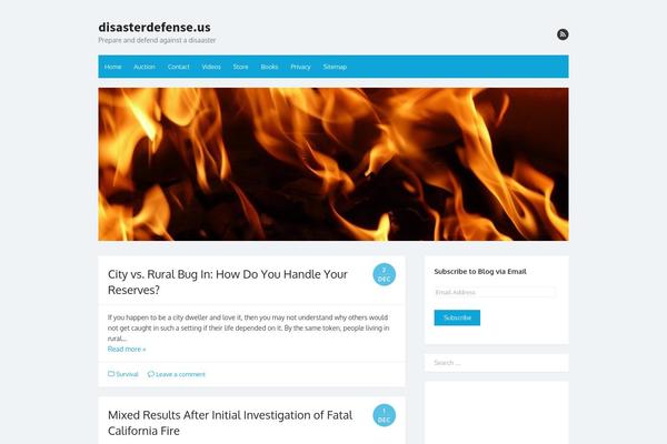 The Box theme site design template sample