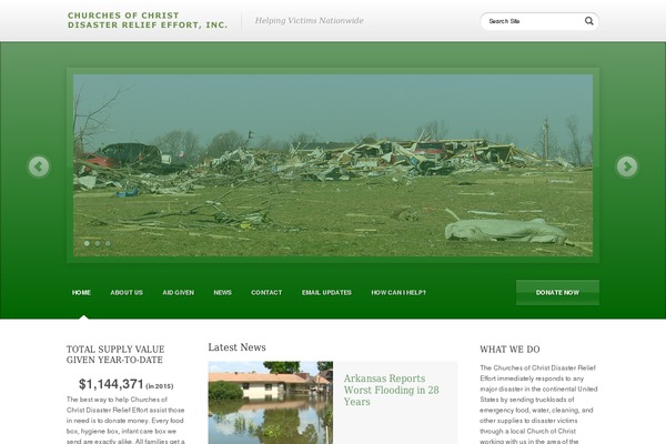 Aid theme site design template sample