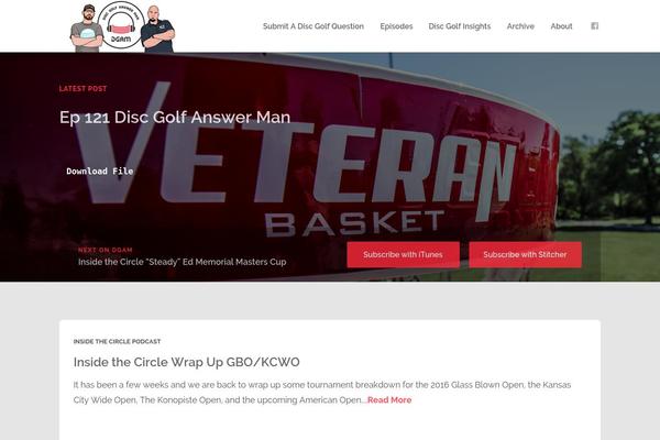 Podcaster theme site design template sample