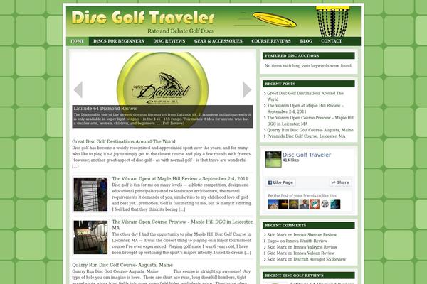 Lifestyle theme site design template sample