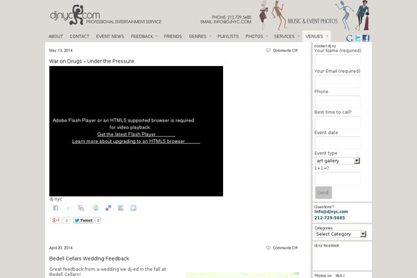 Fresh News theme site design template sample