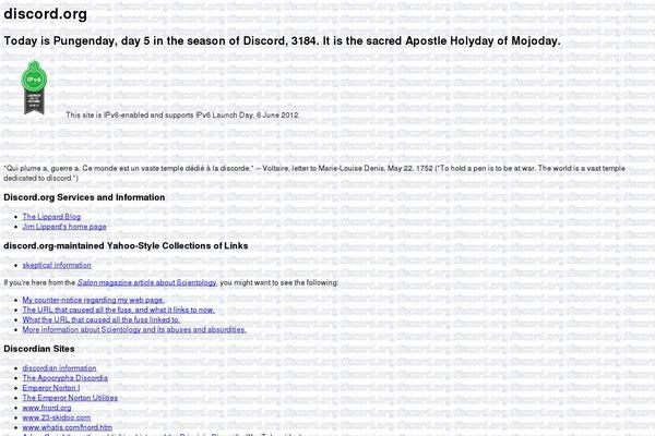 discord.org site used Ipv6