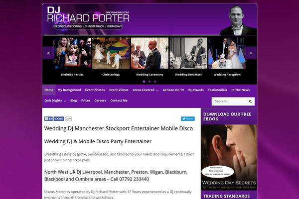 Twentyten-child theme site design template sample