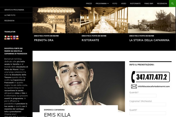 Twenty Fourteen theme site design template sample