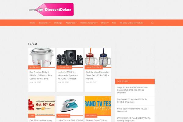 MagXP theme site design template sample