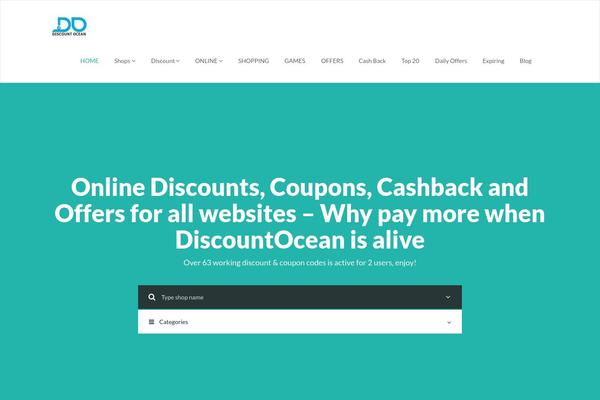 Couponer theme site design template sample