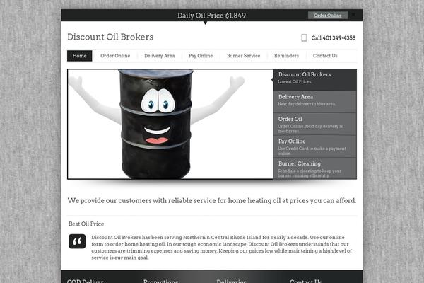 InfoWay theme site design template sample