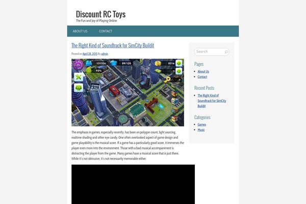 Slimmy theme site design template sample
