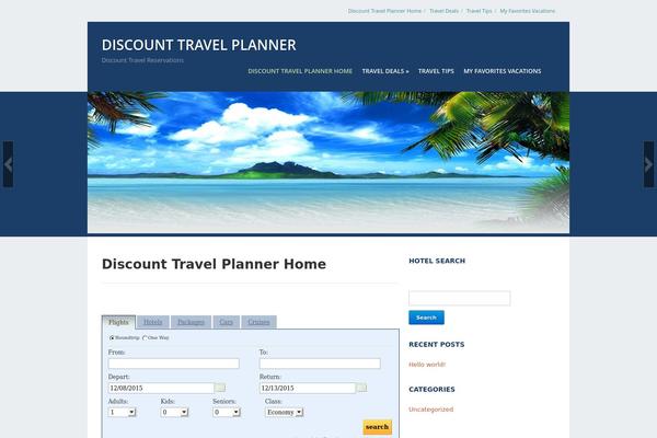 Waterside theme site design template sample