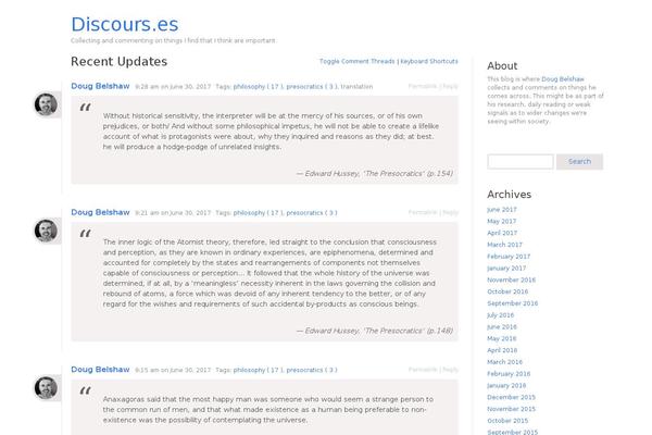 discours.es site used P2