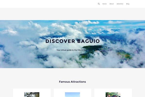 Listify theme site design template sample