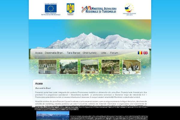 discoverbran.ro site used Bran