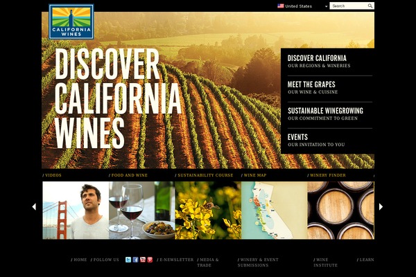 discovercaliforniawines.co.uk site used California-wines