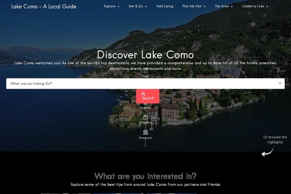 Listable-child-theme theme site design template sample