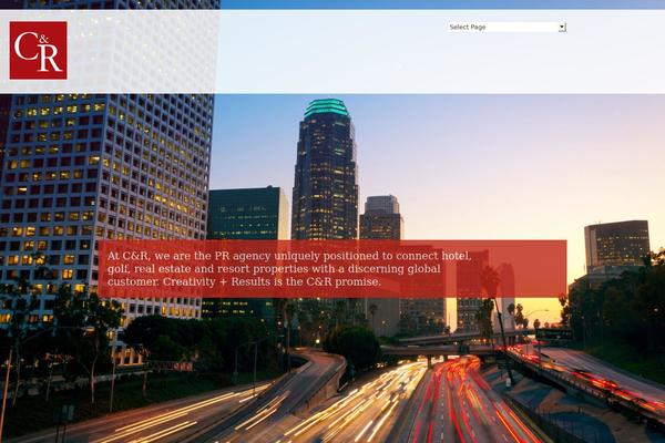 Pr theme site design template sample