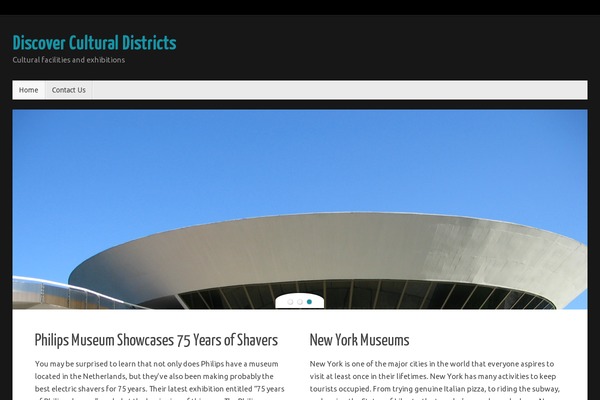 Hunted theme site design template sample