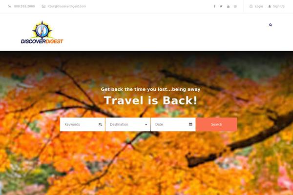 Site using Tourmaster plugin