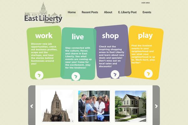 Thunderbolt theme site design template sample