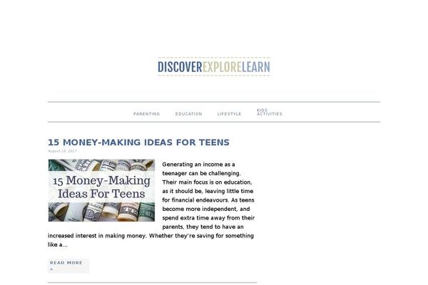 GeneratePress theme site design template sample