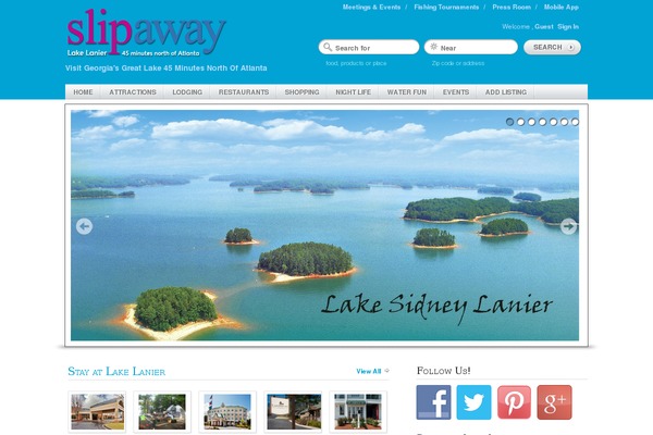 GeoTheme theme site design template sample