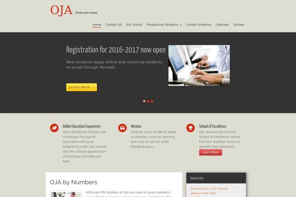 Tango theme site design template sample