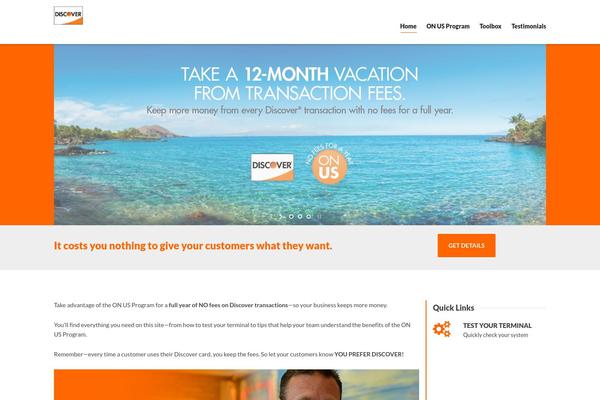 Dante theme site design template sample