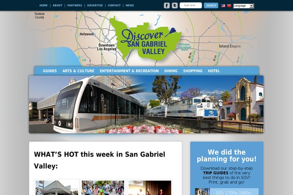 discover theme site design template sample