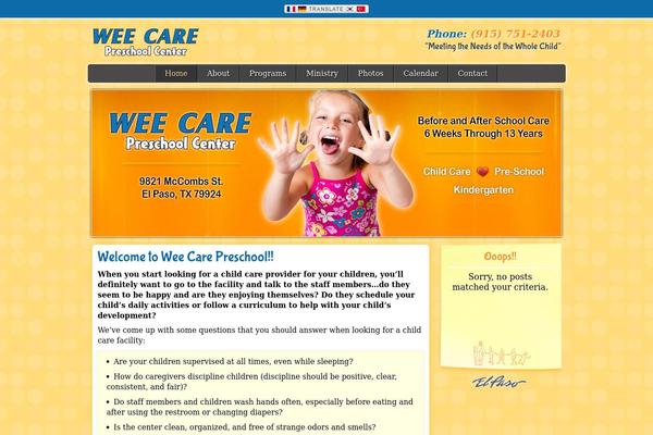 discoverweecare.com site used Weecare