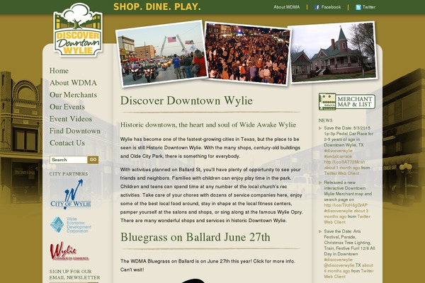 discoverwylie.com site used Wylie